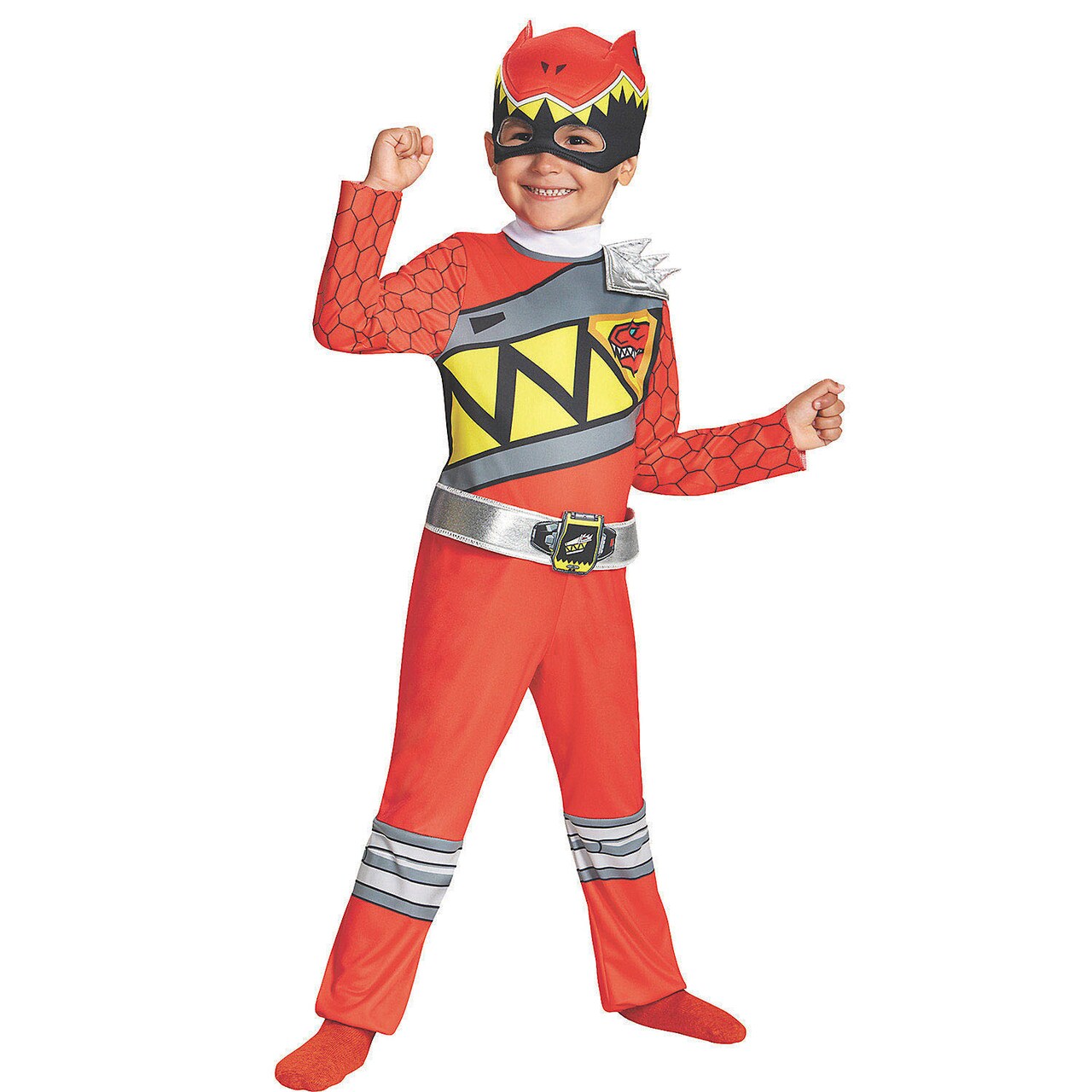 Red Ranger Dino Classic Costume for Kids Power Rangers Dino Charge Style